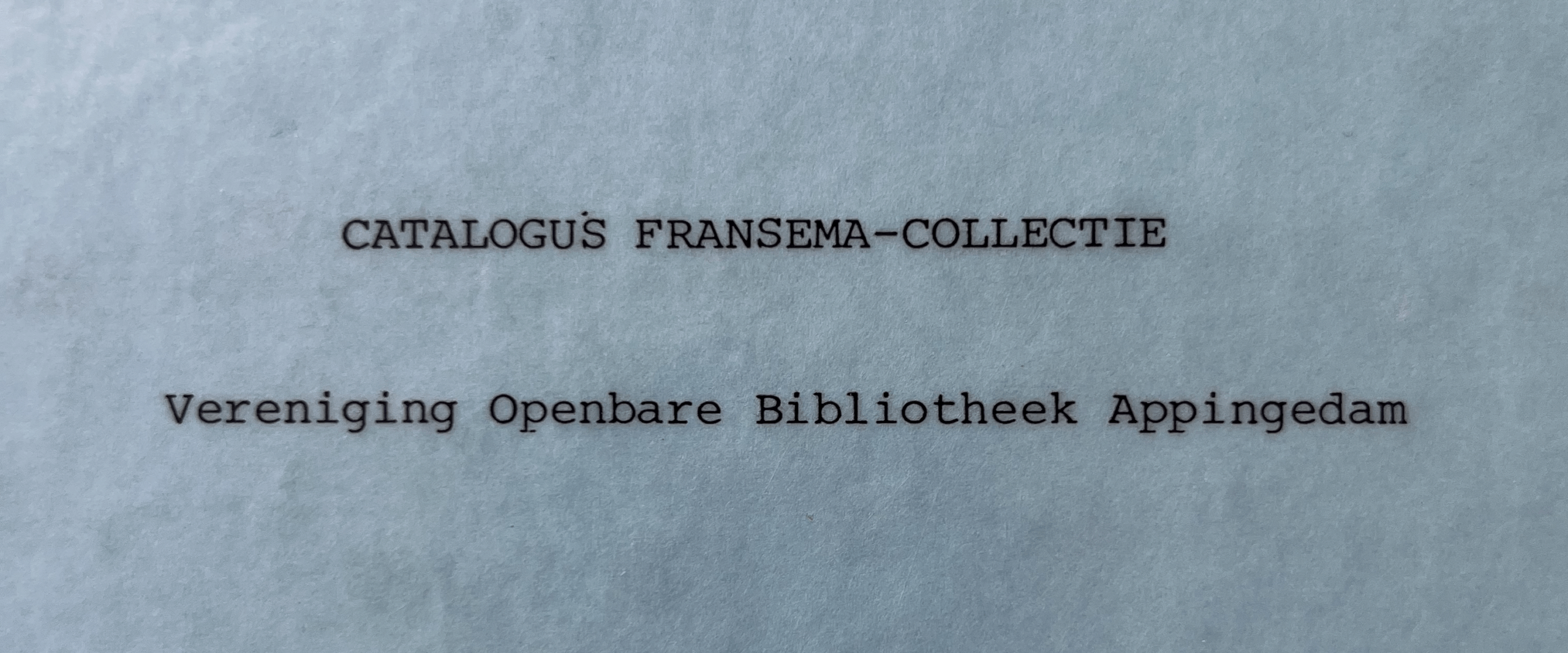 catalogus fransema